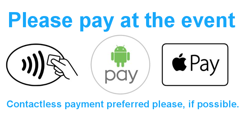 Please pay by contactless where possible
