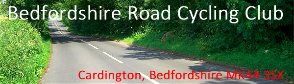 a typical road scene in the Beds Road Cycling Club region